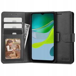 Tech-Protect Wallet knížkové pouzdro na Motorola Moto E13, černé