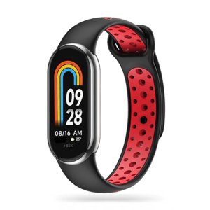 Tech-Protect Softband řemínek na Xiaomi Smart Band 8, black/red