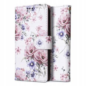 Tech-Protect Wallet knížkové pouzdro na Xiaomi Redmi 12C, blossom flower