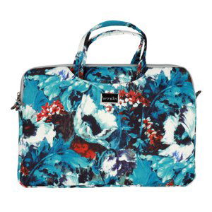 MG Wonder Briefcase taška na notebook 13-14'', white poppies