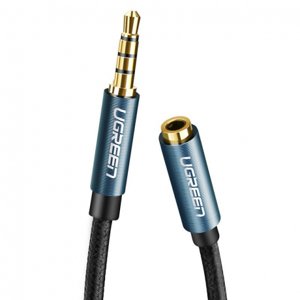 Ugreen AV118 prodlužovací audio kabel 3.5mm mini jack M/F 1m, modrý (40673)