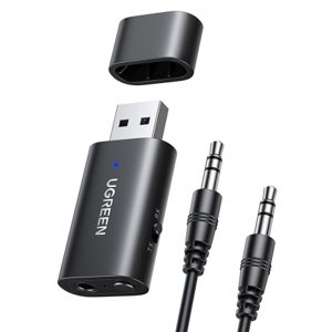 Ugreen CM523 Bluetooth 5.0 Transmitter / Receiver, 3.5 mm mini jack, černý (CM523 60300)