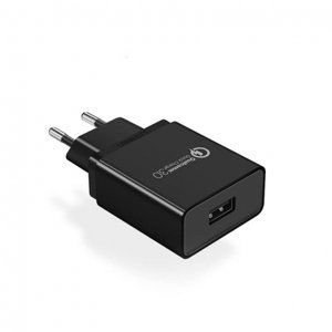 Ugreen CD122 USB síťová nabíječka QC 3.0 18W, černá (70273)