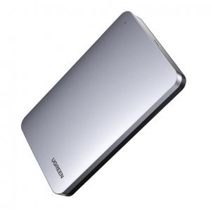 Ugreen CM300 externí box na SSD disk SATA 3.0 6Gbps + kabel USB / USB-C 0.5m, šedý (CM300)