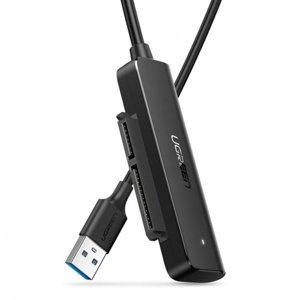Ugreen CM321 adaptér HDD SSD 2.5'' SATA III 3.0 - USB 3.2, černý (70609)