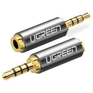 Ugreen audio adaptér 2.5mm jack / 3.5mm jack M/F, černý