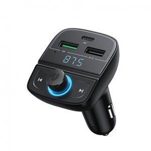 Ugreen CD229 Bluetooth FM Transmitter autonabíječka 3x USB 4.8A, černá (CD229)