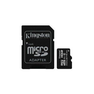 Kingston microSDHC Industrial 16GB 90MB/s UHS-I + SD adaptér