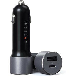 Satechi 72W Type-C PD Car Charger nabíječka do auta vesmirně šedá