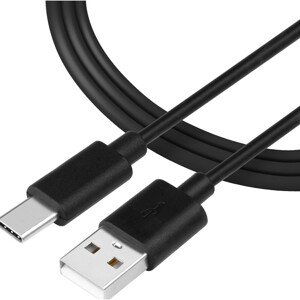 Tactical Smooth Thread Cable USB-A/USB-C (12mm) 1m černý
