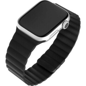 FIXED Magnetic Strap silikonový řemínek s magnetickým zapínáním Apple Watch 38 mm/40 mm černý