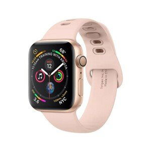 Spigen Silicone Fit silikonový řemínek Apple Watch 40/38 mm růžový