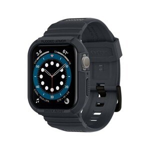 Spigen Rugged Armor Pro kryt s řemínkem Apple Watch 7/6/SE/5/4 44/45 mm šedý