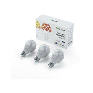 Nanoleaf Essentials Smart A19 Bulb, E27 3 Pack