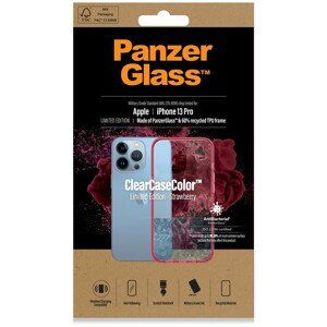 PanzerGlass™ ClearCaseColor™ pro iPhone 13 Pro Strawberry (červený)