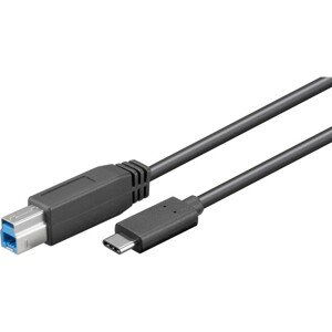 PremiumCord kabel USB C 3.1 - USB 3.0 B 1m