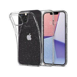 Spigen Liquid Crystal Glitter kryt iPhone 13 čirý