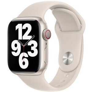 Apple Watch sportovní řemínek 49/45/44/42mm hvězdně bílý