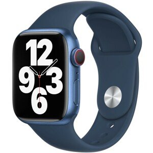 Apple Watch sportovní řemínek 41/40/38mm hlubomořsky modrý