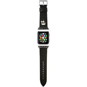 Karl Lagerfeld Karl Head PU řemínek pro Apple Watch 42/44/45mm černý