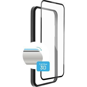 FIXED 3D Full-Cover s aplikátorem ochranné tvrzené sklo Apple iPhone 13 Pro Max černé