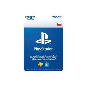 PlayStation Store - Dárková karta 2000 Kč (digitální verze)