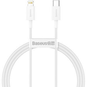 Baseus Superior Series rychlonabíjecí kabel Lightning 20W 1m bílá