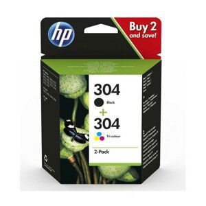 HP 304 Color/Black Ink Cartridge Combo 2-Pack