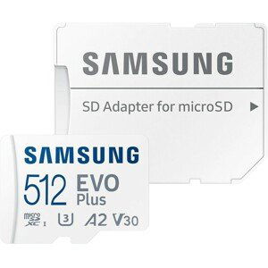 Samsung micro SDXC 512GB EVO Plus + SD adaptér