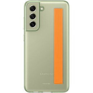 Samsung Slim Strap Cover S21 FE zelený (EF-XG990CM)