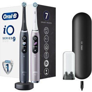 Oral-B iO9 Series Duo Pack Black/Rose Extra Handle