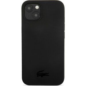 Lacoste Liquid Silicone Glossy Printing Logo Kryt pro iPhone 13 mini Black