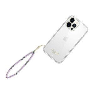 Guess poutko na telefon Heishi Beads Lilac