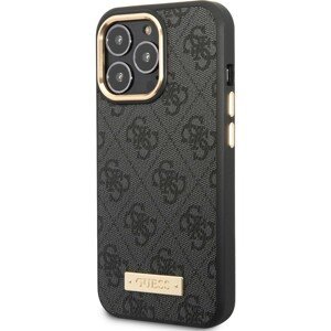 Guess PU 4G Magnetic kryt iPhone 13 Pro černý