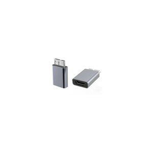 PremiumCord Aluminium USB C female - USB3.0 Micro B Male adaptér