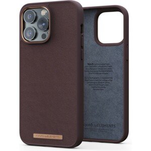 NJORD Genuine Leather Case iPhone 14 Pro Max Dark Brown