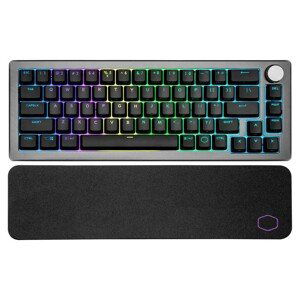 Cooler Master CK721 herní klávesnice Brown Switch US šedá