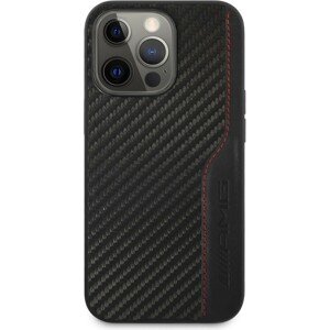 AMG PU Carbon Effect kryt iPhone 14 Pro černý