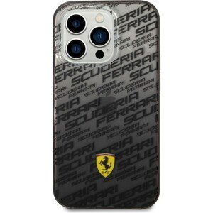 Ferrari Gradient Allover kryt iPhone 14 Pro Max černý