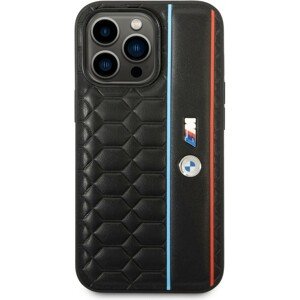 BMW M Hexagonal Pattern kryt iPhone 14 Pro Max černý