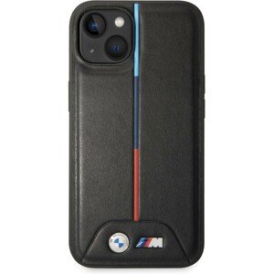 BMW M Tricolor Stripe kryt iPhone 14 černý