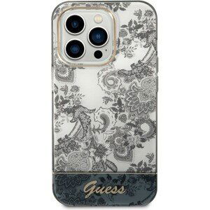 Guess PC/TPU Toile De Jouy kryt iPhone 14 Pro šedý