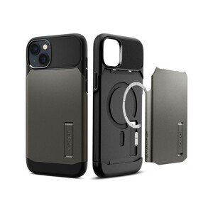 Spigen Slim Armor Mag iPhone 14 šedý