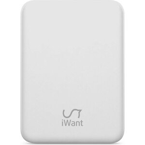 iWant MagSafe powerbanka 4200 mAh světle šedá