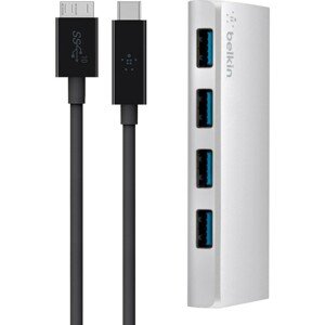 Belkin USB-C Hub 4x USB 3.0 + USB-C kabel