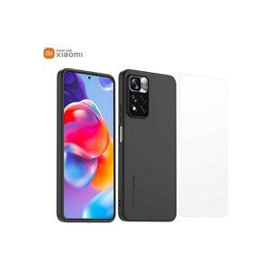 Made for Xiaomi TPU Kryt + Tvrzené Sklo pro Redmi Note 11 Pro+ 5G černé