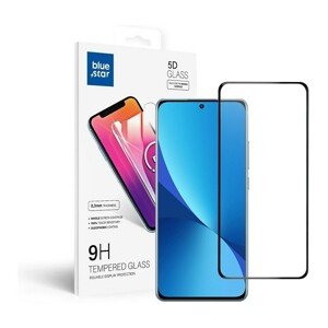 Smarty 5D Blue Star tvrzené sklo Xiaomi 12/12X černé