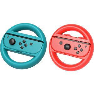 iPega SW086 sada volantů pro JoyCon ovladače (2ks) modrá/červená