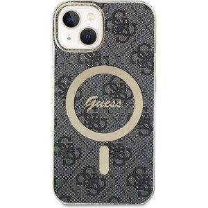 Guess 4G IML MagSafe kryt iPhone 13 černý