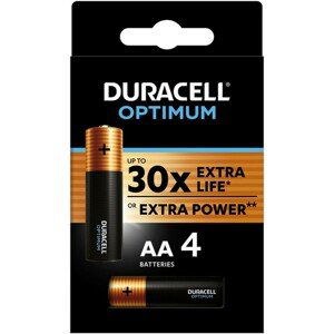Duracell Optimum AA alkalická baterie 1500 4 ks
